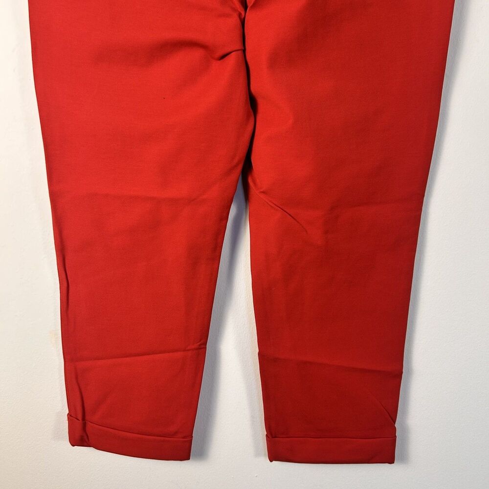 The Slim Crop Women's Crop Pants Size 10 Career Casual Stretch Pull On Trouser - Picture 8 of 12